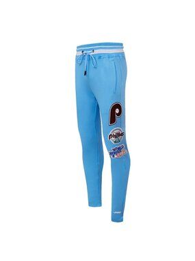 PRO MLB PHILADELPHIA PHILLIES RETRO CLASSIC MEN'S SWEATPANT BLUE LARGE